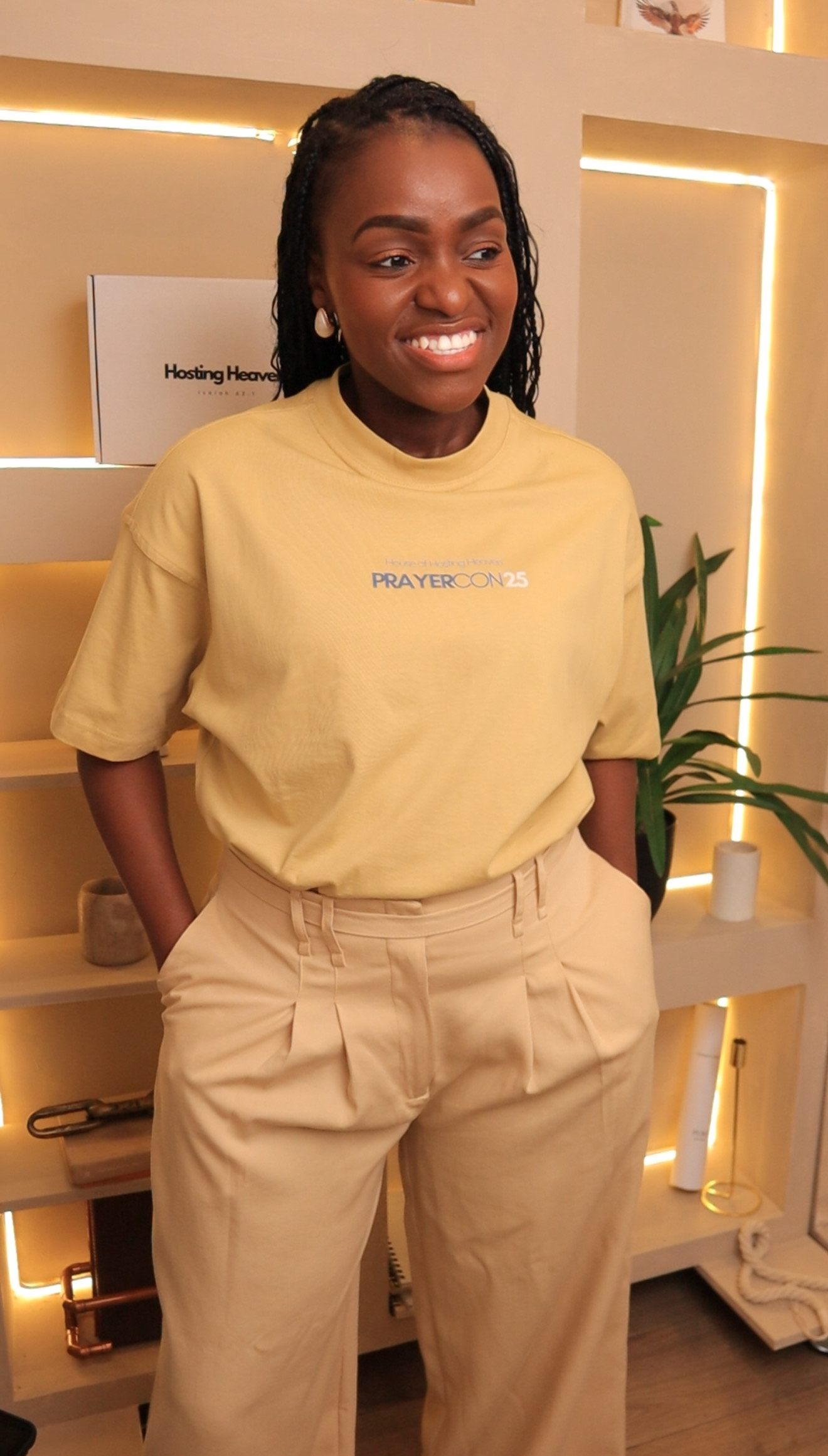 PrayerCon25 T-Shirt (Mustard) - Image 3