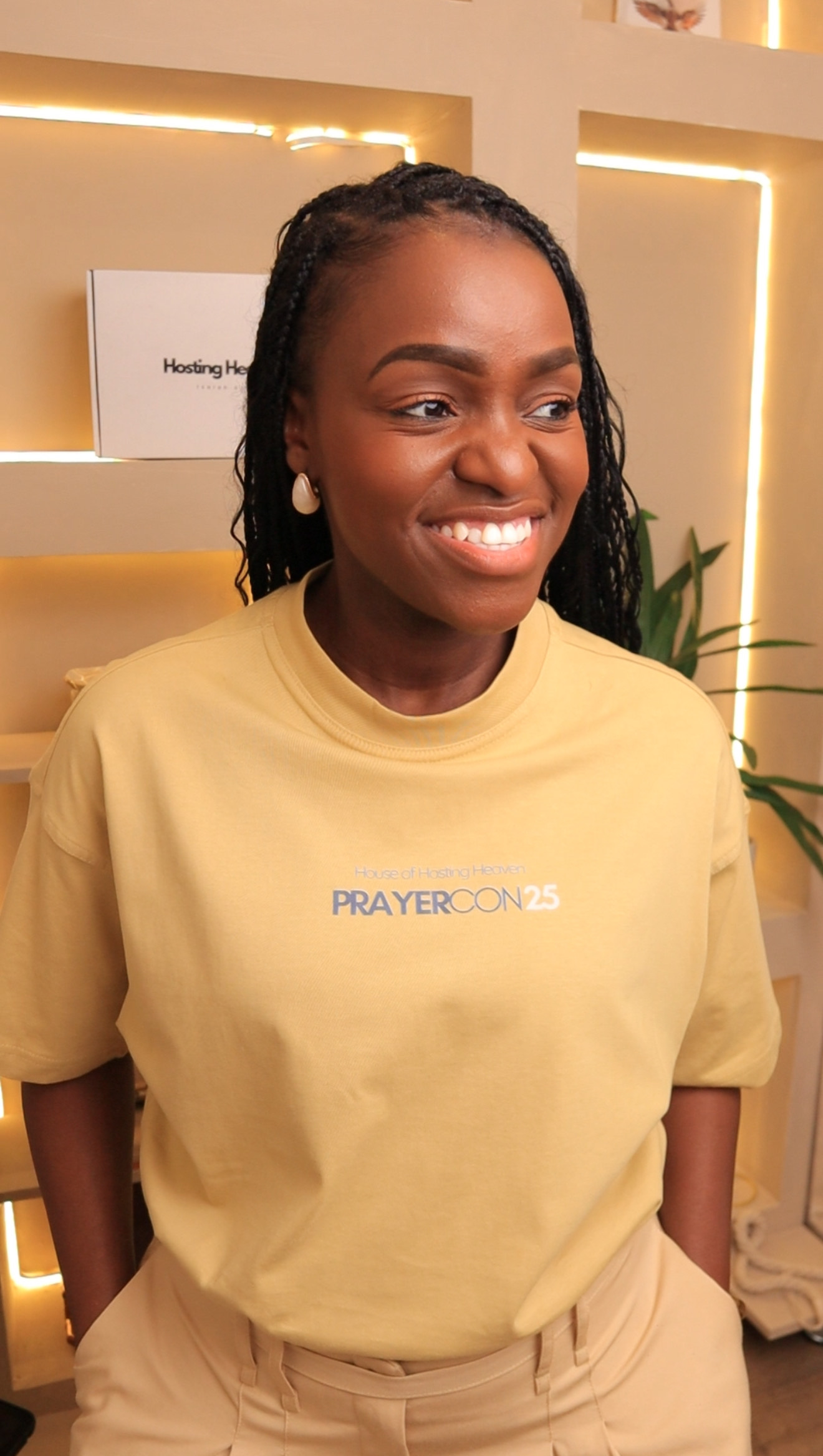 PrayerCon25 T-Shirt (Mustard) - Image 4