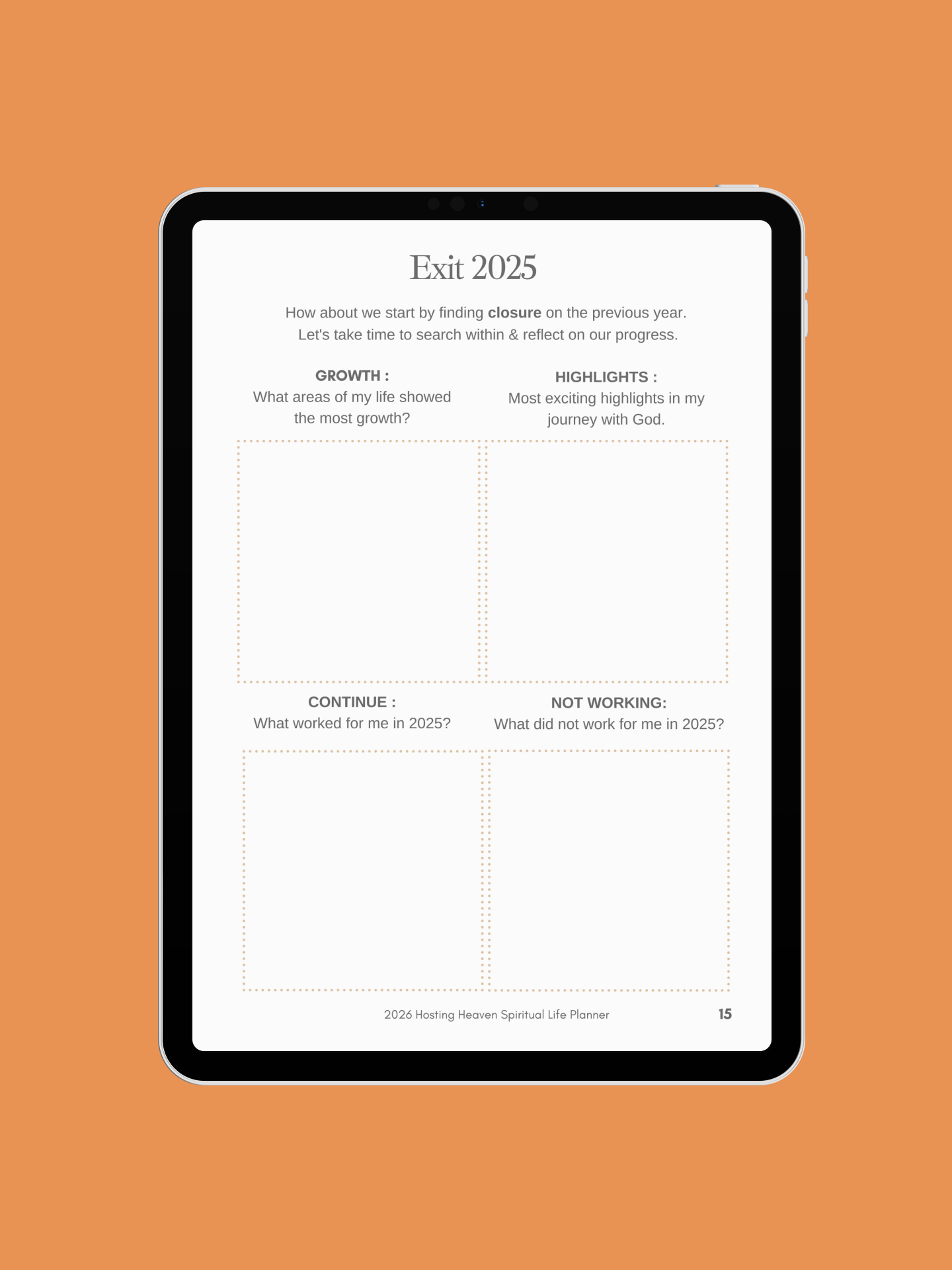 2026 House of Hosting Heaven Spiritual Life Planner - Image 3