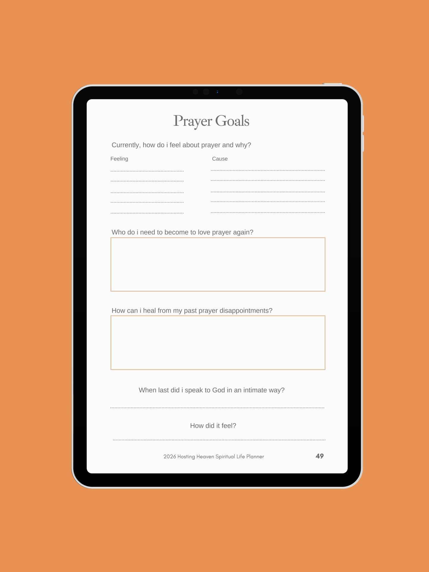 2026 House of Hosting Heaven Spiritual Life Planner - Image 8