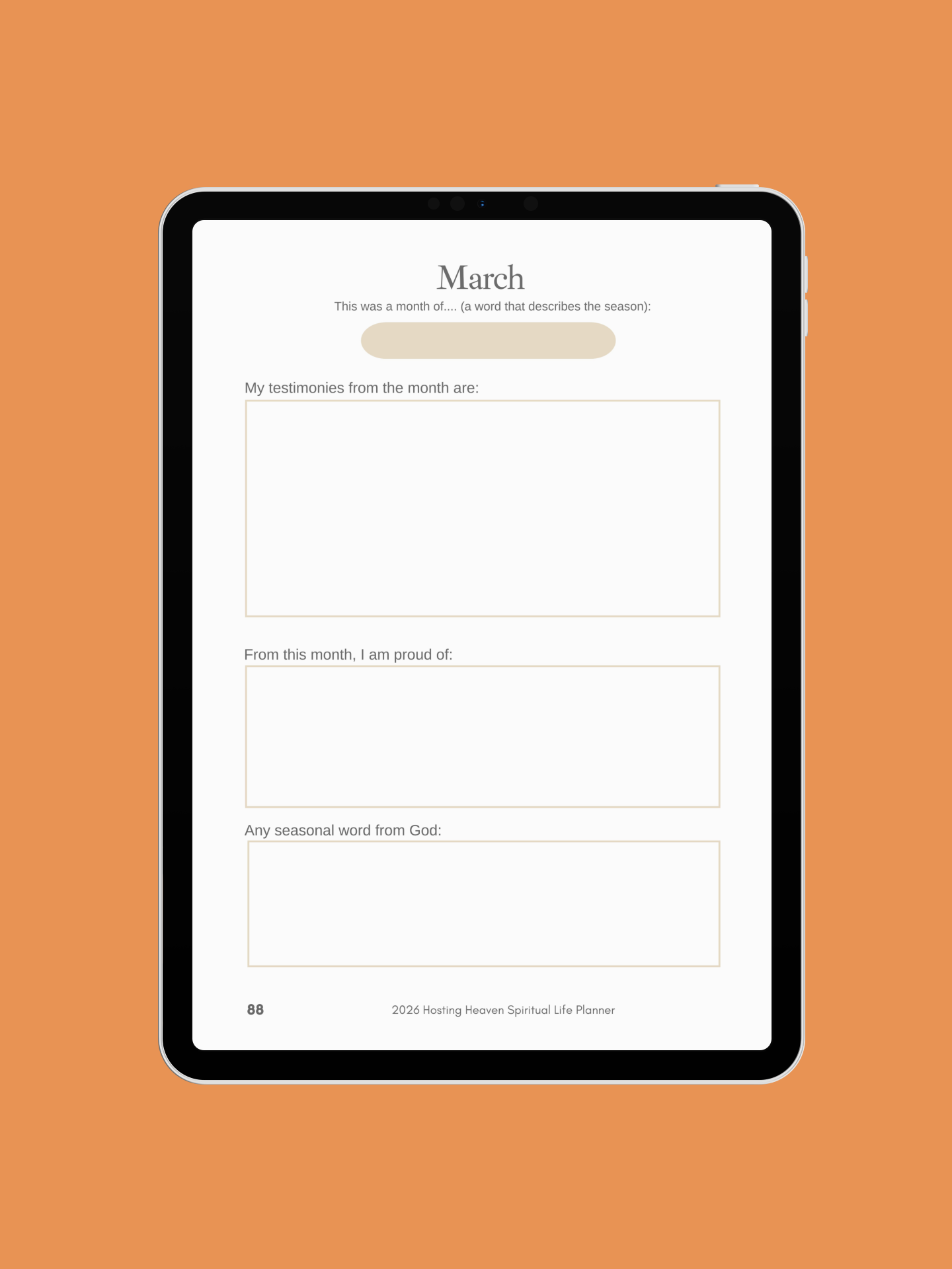 2026 House of Hosting Heaven Spiritual Life Planner - Image 9