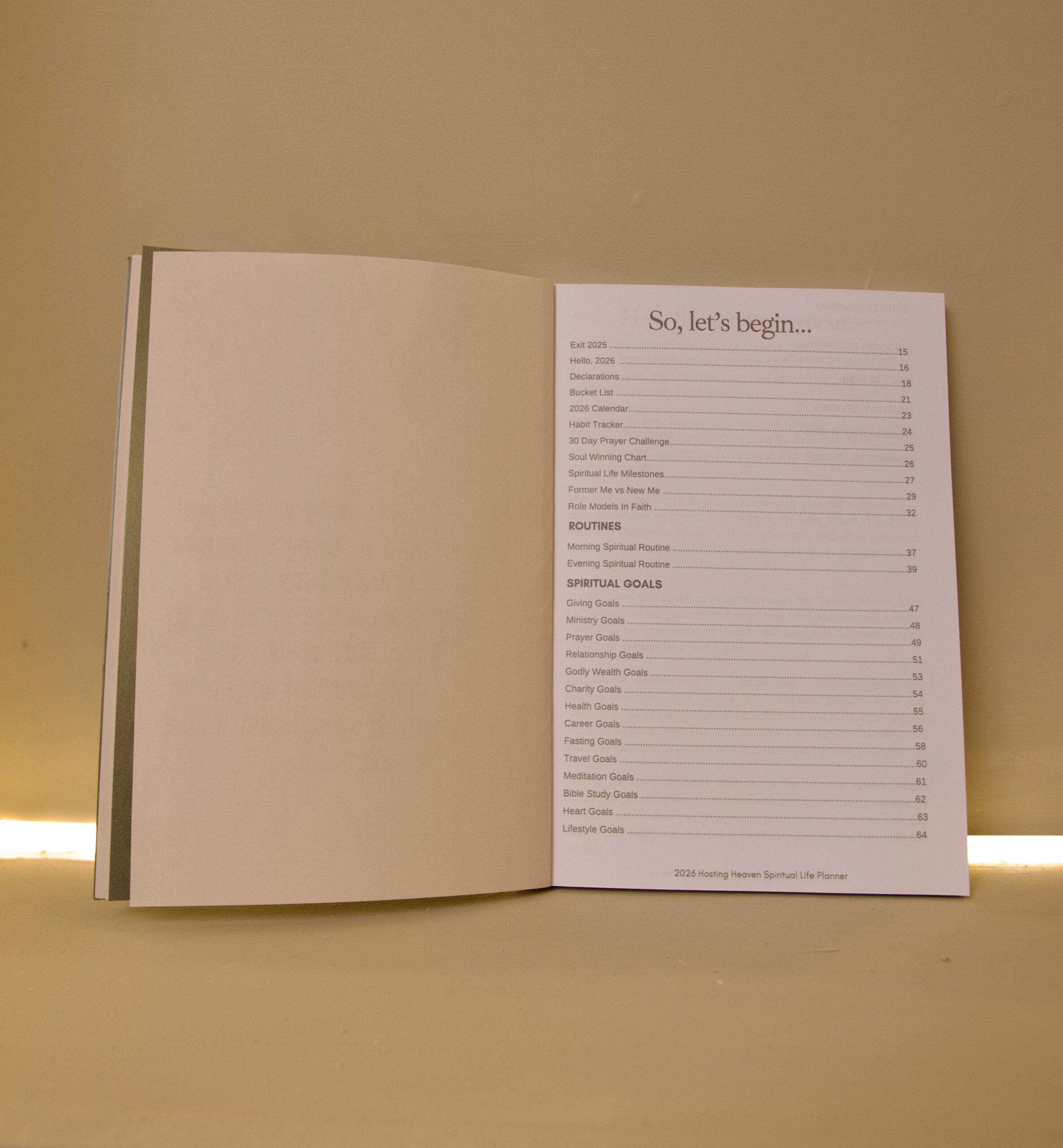 2026 Spiritual Life Planner (Hard Copy) - Image 5