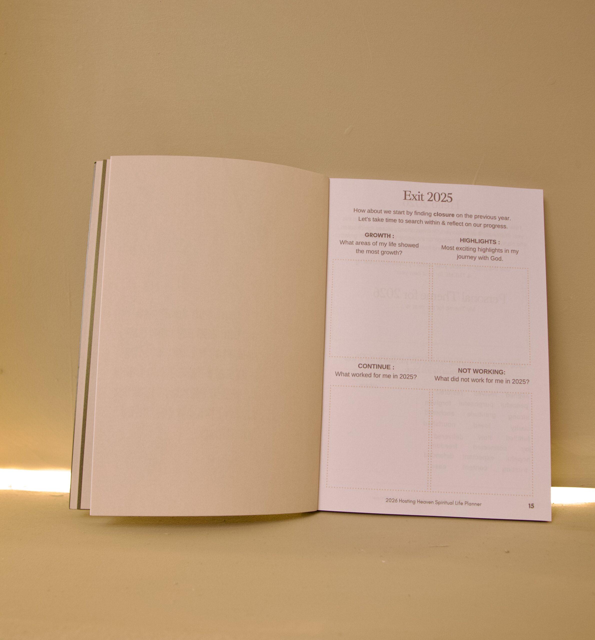 2026 Spiritual Life Planner (Hard Copy) - Image 6