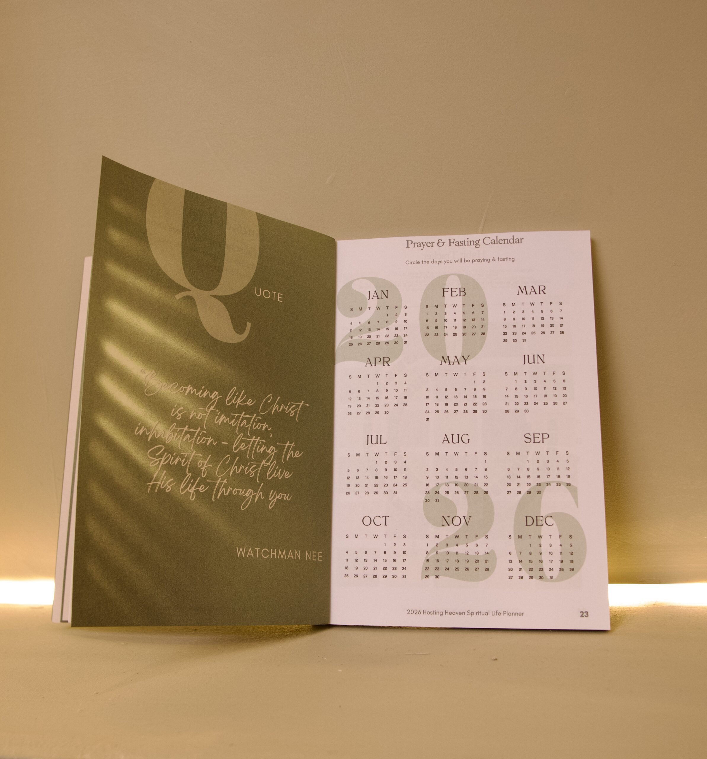 2026 Spiritual Life Planner (Hard Copy) - Image 10